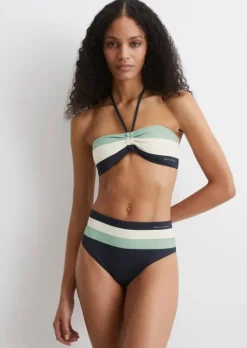 Bandeau-Bikini-Top aus recyceltem Material