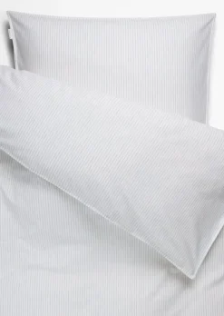 Bettwäsche-Set Model Classic Fine Stripe aus reiner Bio-Baumwolle