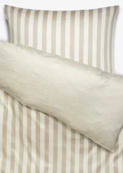 Bettwäsche-Set Model Classic Stripe aus Bio-Baumwoll-Satin