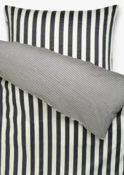 Bettwäsche-Set Model Classic Stripe aus Bio-Baumwoll-Satin