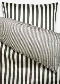 Bettwäsche-Set Model Classic Stripe aus Bio-Baumwoll-Satin