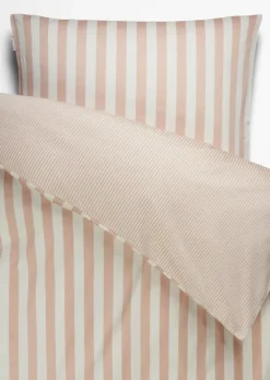 Bettwäsche-Set Model Classic Stripe aus Bio-Baumwoll-Satin