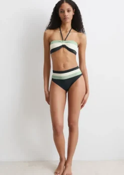 Bikini-Slip high waist aus recyceltem Material