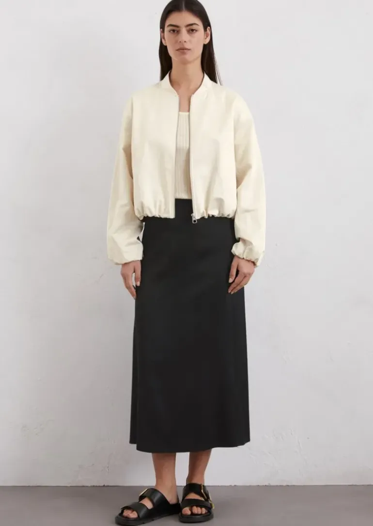 Blouson relaxed cropped aus Organic Cotton-Mix