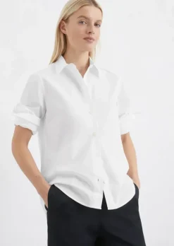 Bluse A-Shape aus Papertouch-Popeline