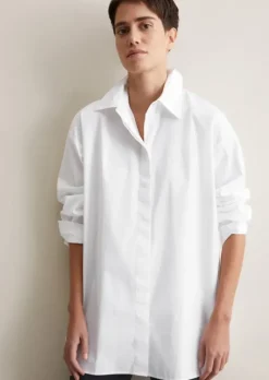 Bluse oversize aus Organic Cotton
