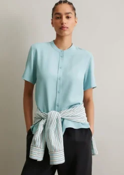 Bluse regular aus TENCEL™ Lyocell