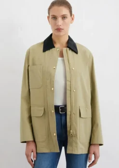Canvasjacke regular aus Organic-Cotton-Nylon-Mix