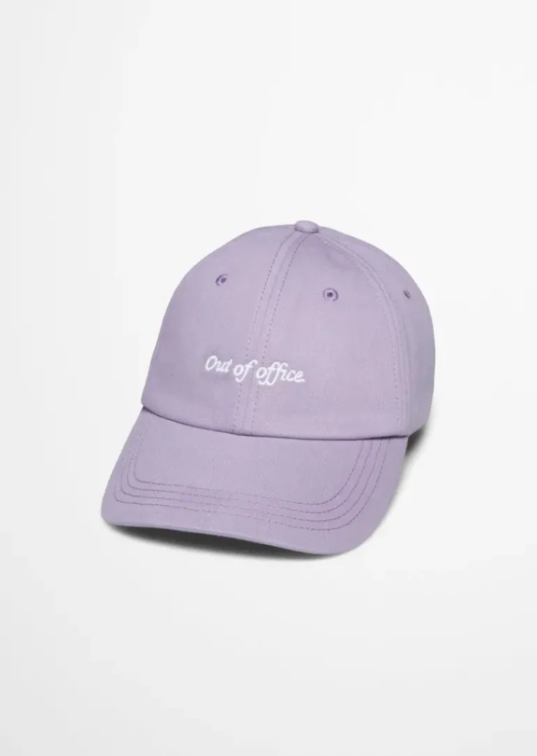 Cap aus Bio-Baumwoll-Twill