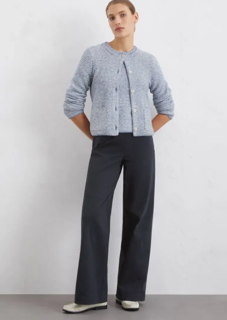 Cardigan slim aus Bouclé-Garn