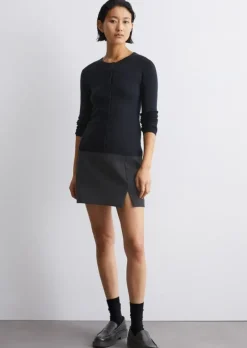 Cardigan slim aus feiner Merinowolle