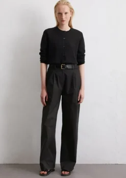 Cardigan slim aus Heavy-Weight-Organic-Cotton