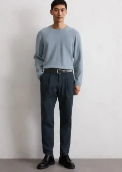Chino Model Morot Jogger Pleats aus Bio-Baumwoll-Mix