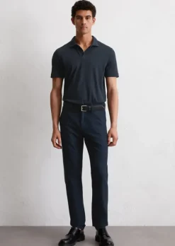 Chino Model Osby Jogger aus Baumwoll-Leinen-Mix