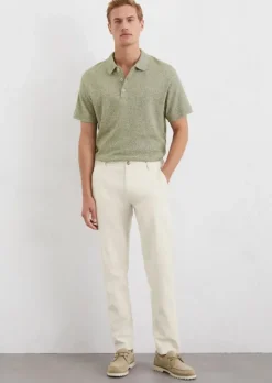 Chino Model Osby Jogger tapered aus Bio-Baumwoll-Leinen-Mix