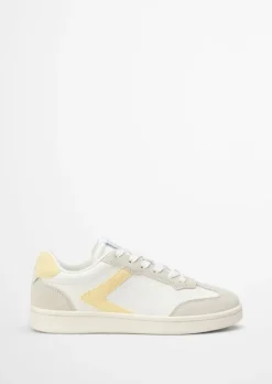 Court-Sneaker mit Farbakzenten