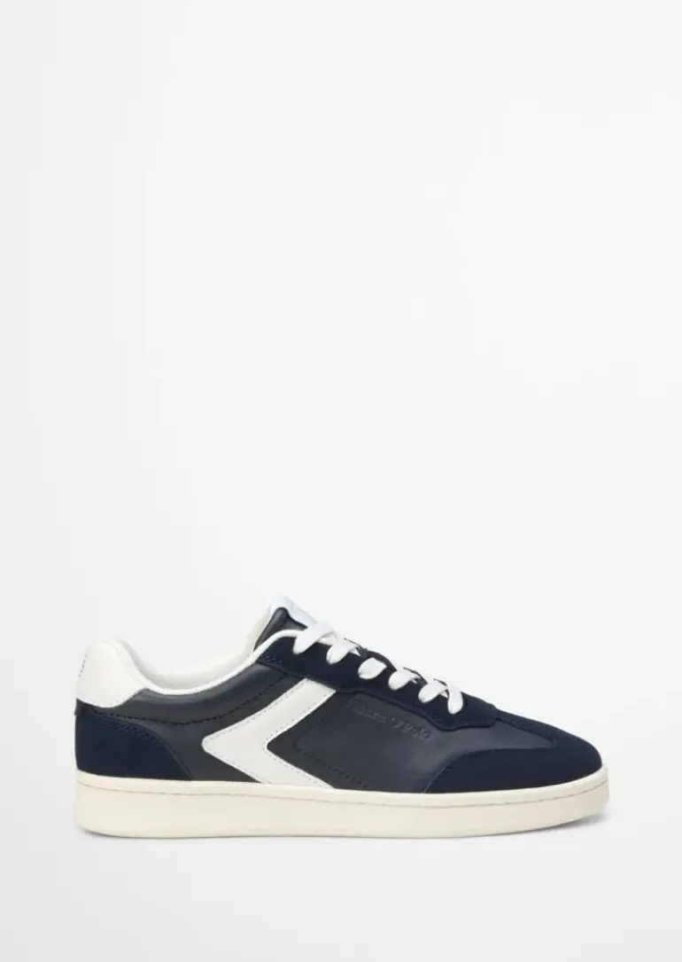 Court-Sneaker mit Farbakzenten