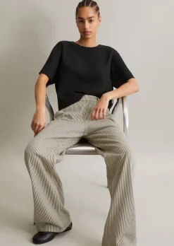 Crop-Blusenshirt relaxed aus TENCEL™ Lyocell