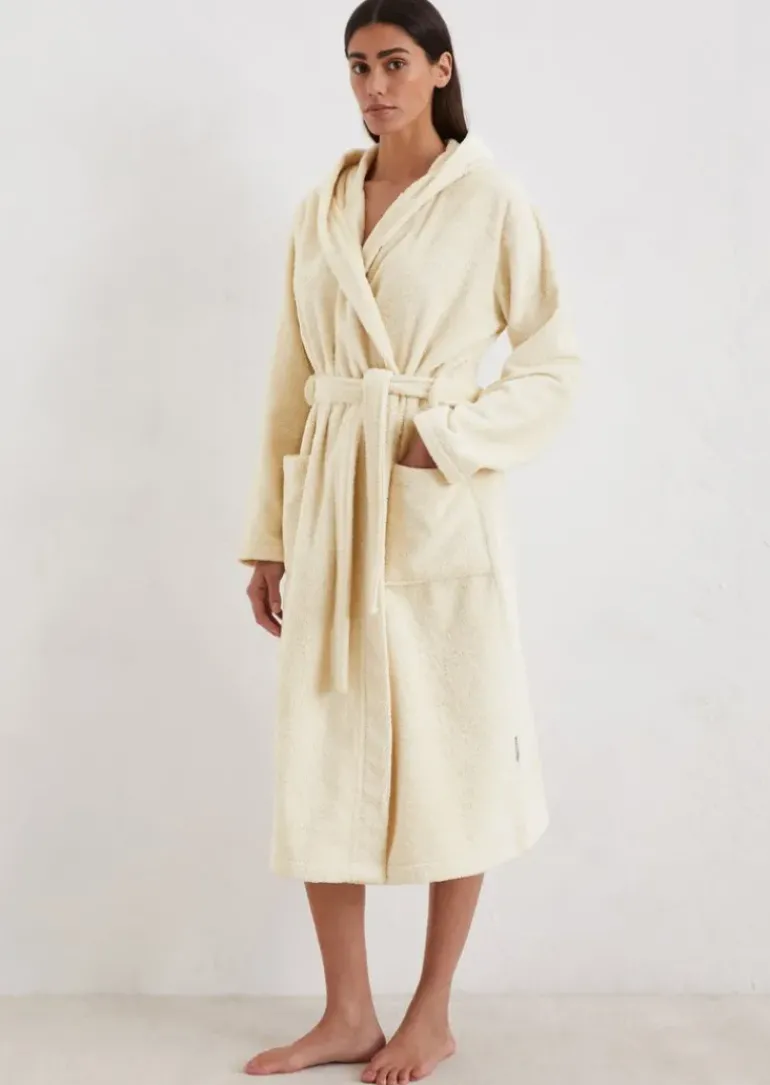 Damen-Bademantel Model Timeless mit Kapuze