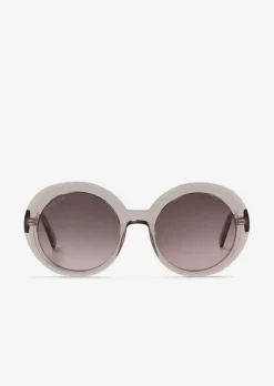 Damen-Sonnenbrille aus transparentem Bio-Azetat