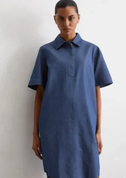 Denimkleid relaxed aus Organic-Cotton-Lyocell-Mix