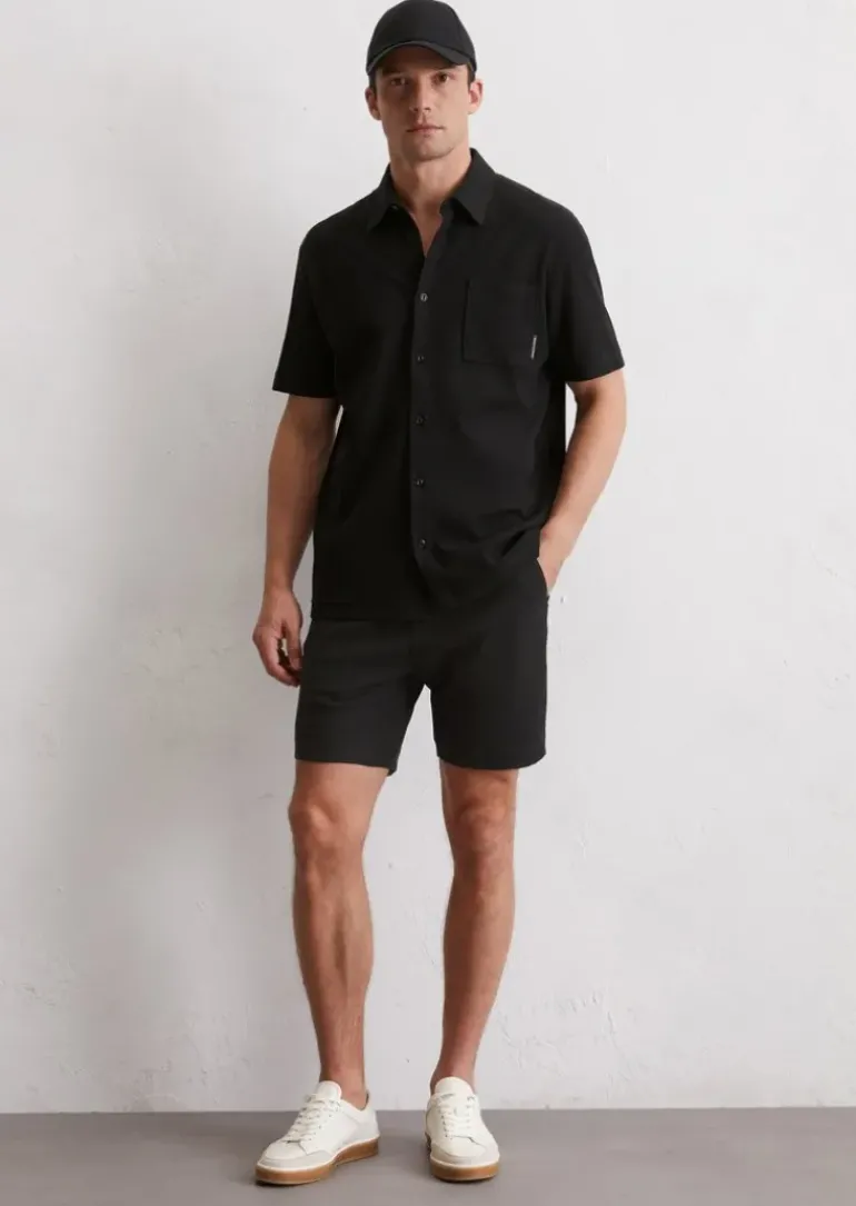DfC Jersey-Shorts regular mit feiner Waffelstruktur