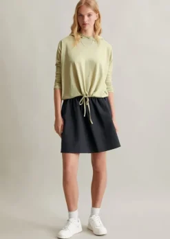DfC Kapuzen-Longsleeve relaxed aus softem Organic Cotton