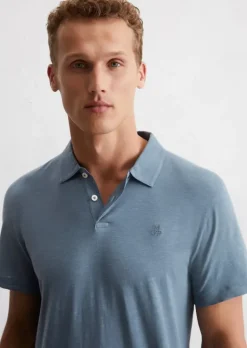 DfC Poloshirt Jersey shaped in softer Slub-Jersey-Qualität