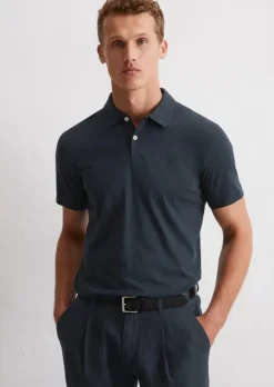 DfC Poloshirt Jersey shaped in softer Slub-Jersey-Qualität