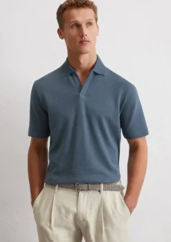 DfC Poloshirt regular mit feiner Struktur