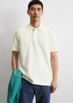 DfC Poloshirt Seersucker regular aus Bio-Baumwoll-Mix