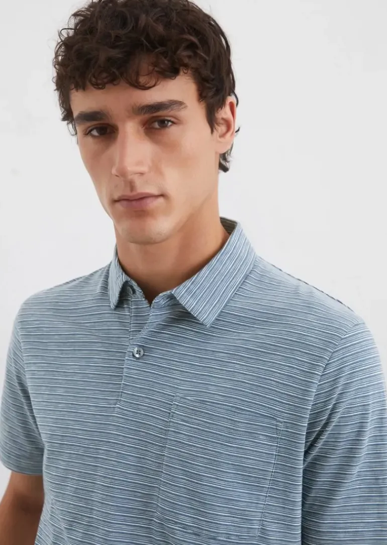 DfC Poloshirt Slub-Jersey regular aus weichem Slub-Jersey
