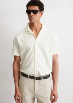 DfC Seersucker-Jerseyshirt regular aus Bio-Baumwoll-Mix