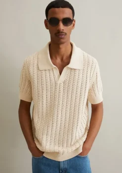 DfC Strick-Poloshirt regular aus reiner Bio-Baumwolle