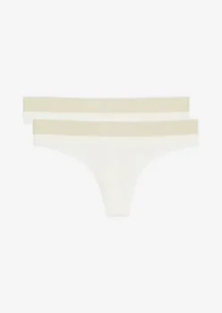 Feinripp-Tanga im 2er Pack