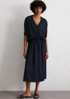 Feinstrick-Cardigan slim aus Organic-Cotton-Mix