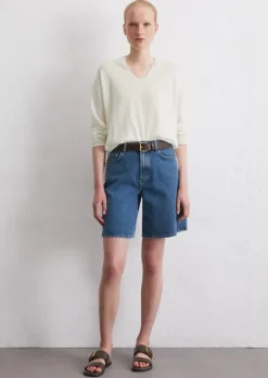Feinstrick-Pullover loose aus Organic-Cotton-Mix