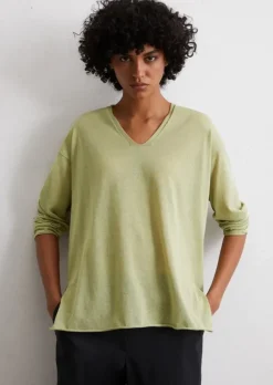 Feinstrick-Pullover loose aus Organic-Cotton-Mix