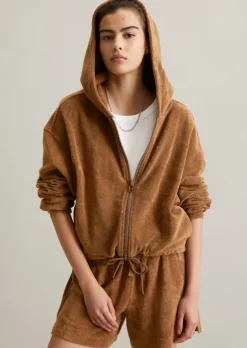 Frottee-Jacke relaxed aus Organic Cotton