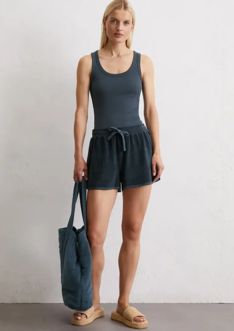 Frottee-Shorts regular aus softem Baumwolle-Mix