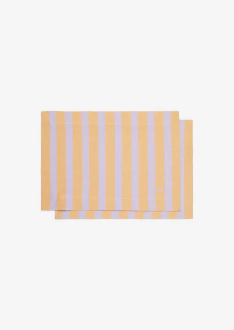 Gestreiftes Tischset im 2er Pack