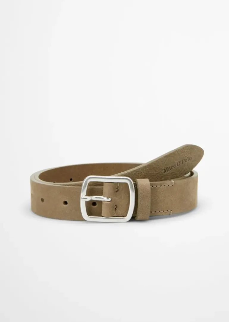 Gürtel aus weichem Nubukleder