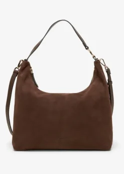 Handtasche medium aus softem Velours-Rindleder