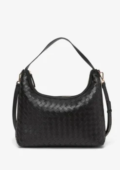 Handtasche medium mit Flechtstruktur