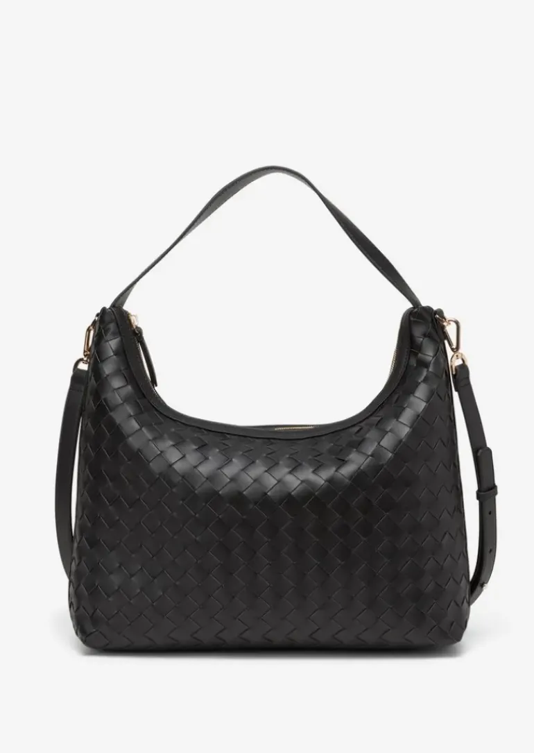 Handtasche medium mit Flechtstruktur