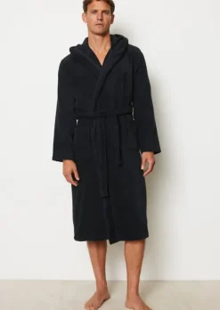 Herren-Bademantel Model Timeless mit Kapuze