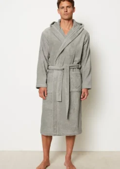 Herren-Bademantel Model Timeless mit Kapuze