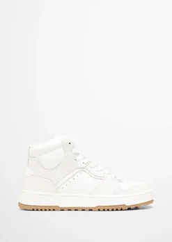 Hightop- Sneaker aus softem Rindleder