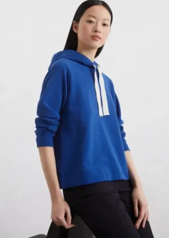 Hoodie relaxed mit gepeachter Oberfläche