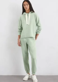 Hoodie relaxed mit gepeachter Oberfläche